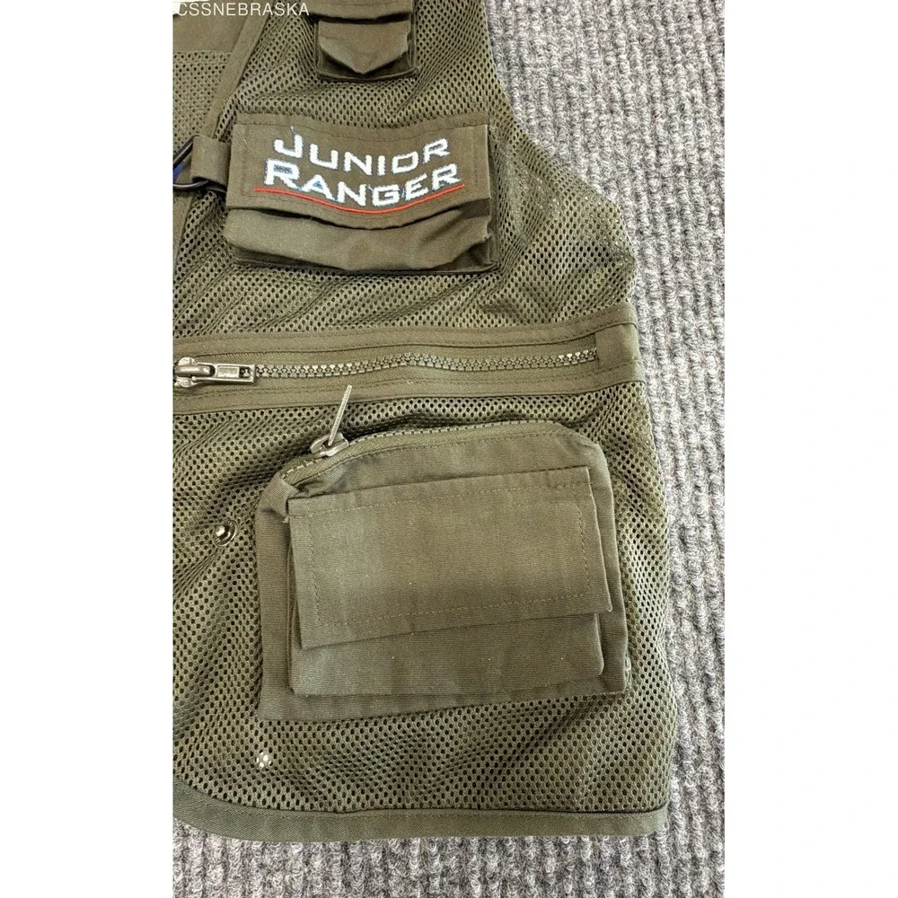Smith Western Junior Ranger Kids Activity Vest XL National Parks Mesh Pockets